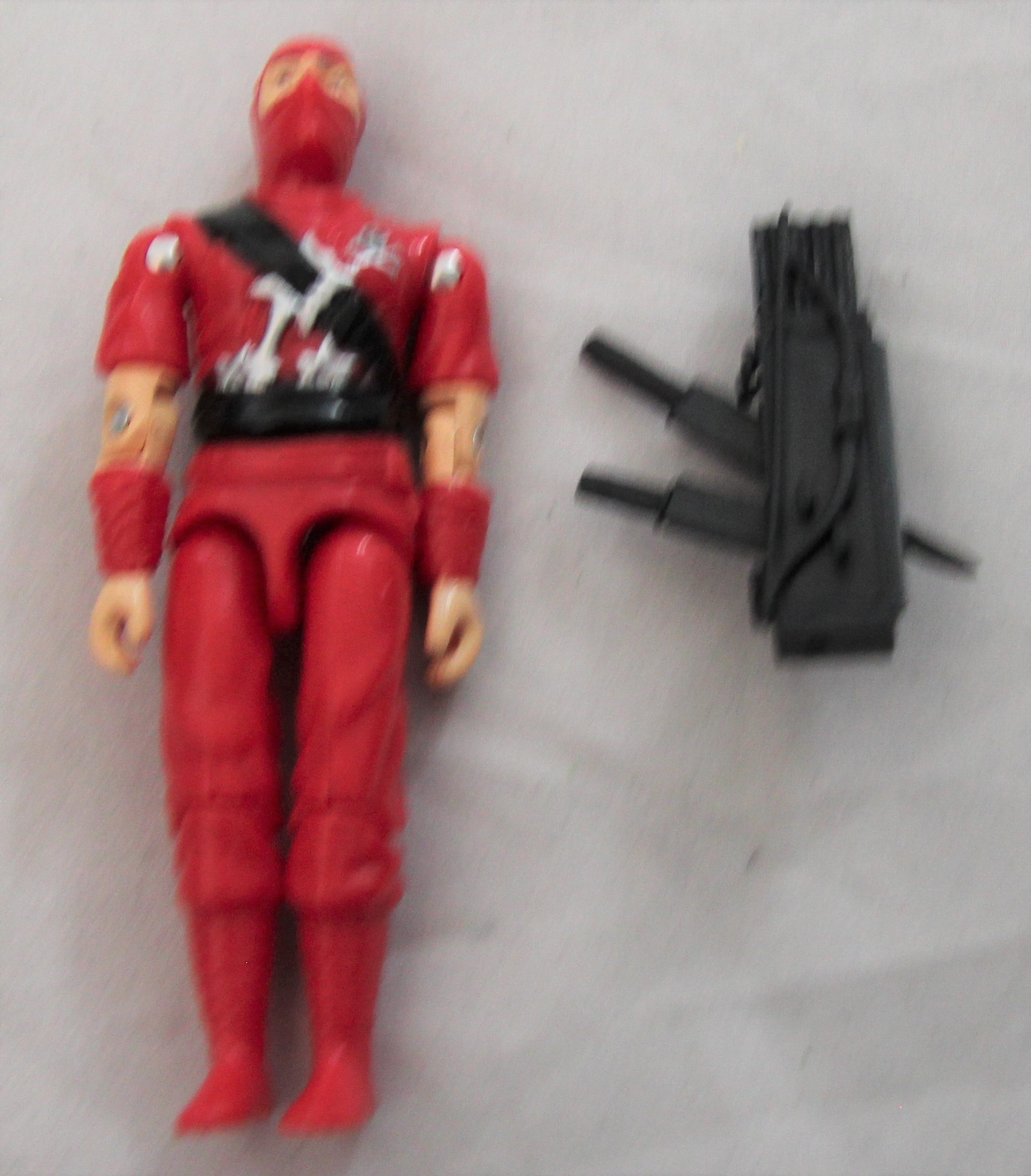 Black Major Action Force Red Shadow Storm Shadow v1