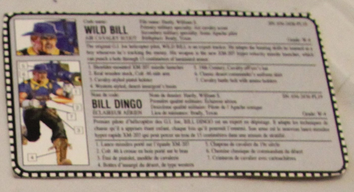 1992 wildbill file card