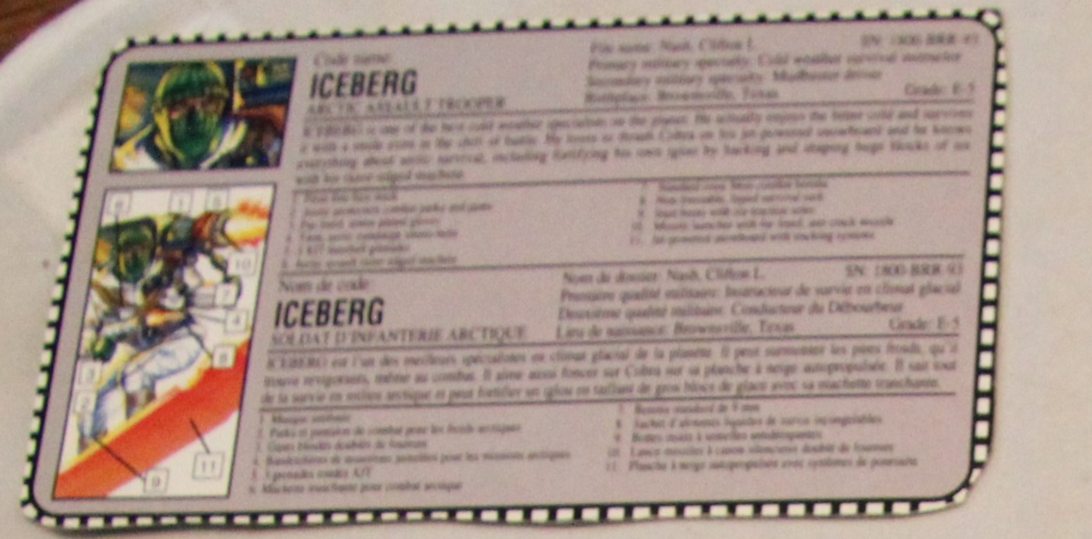 1993 iceberg file card