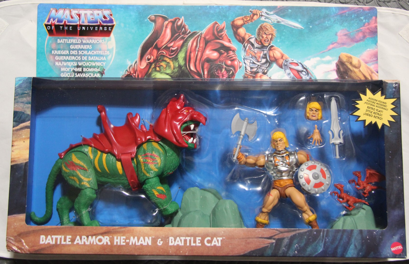 Battle Armor He-Man and Battle Cat (Battlefield Warriors)