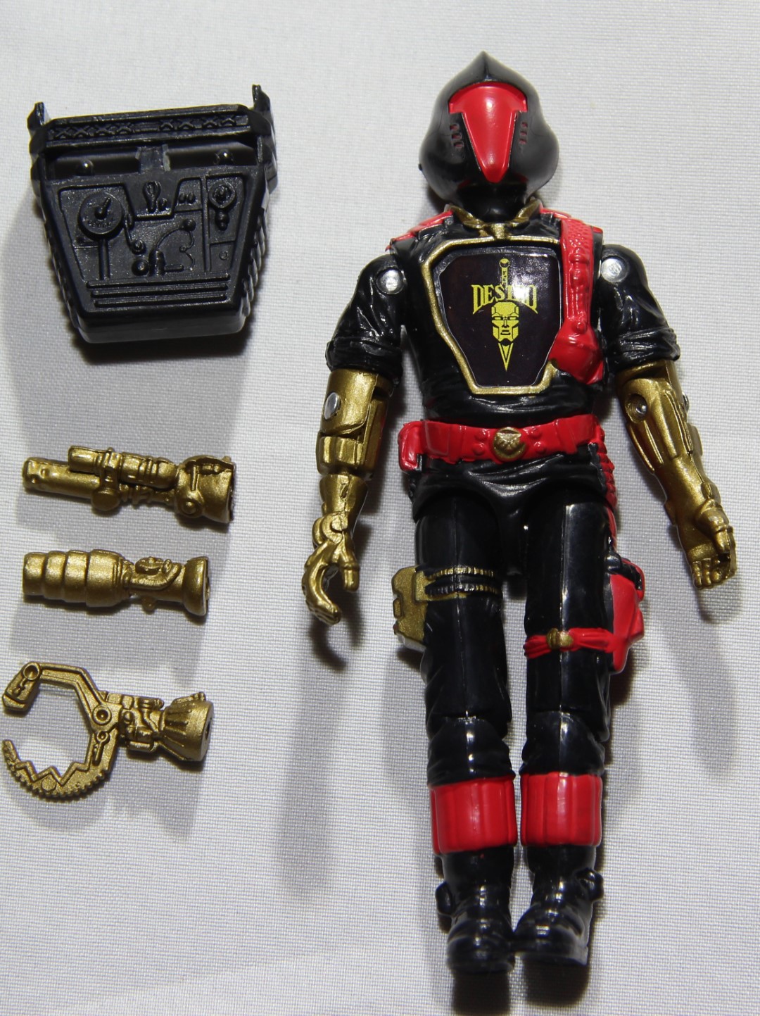 Red Laser Cobra Iron Surge Bat Gold Symbol