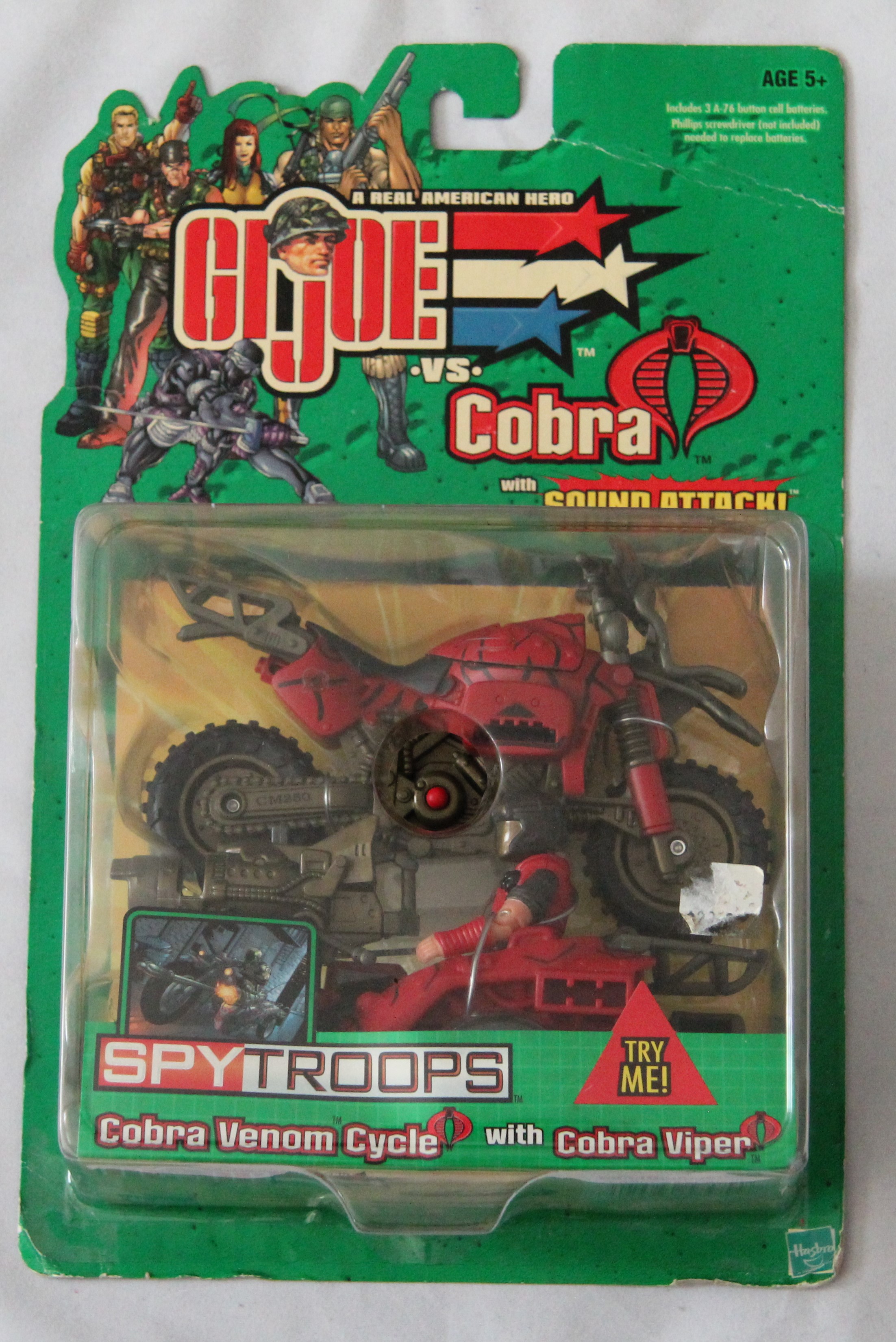 2003 Crimson Cobra Venom Cycle with Cobra Viper MOC